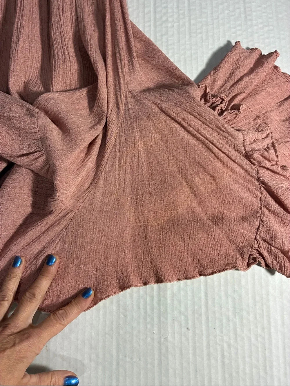FREE PEOPLE RUFFLED ADELLA SLIP DRESS